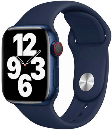 Lippa Silikonrem Apple Watch Navy Blue 42/44/45/49