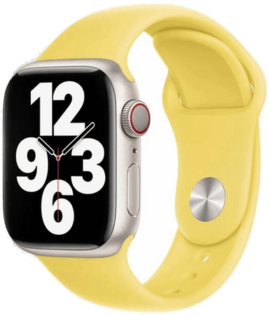 Lippa Silikon Stropp Apple Watch - Gul