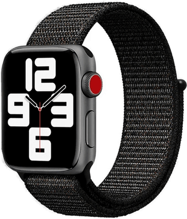 Lippa Nylonstropp til Apple Watch - Svart
