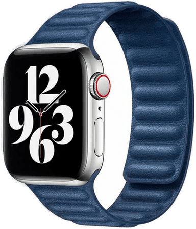 Lippa Finevevd Reim til Apple Watch 42/44/45/49 Marineblå
