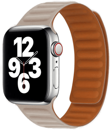 Lippa Magnetisk Skinnreim til Apple Watch - Beige