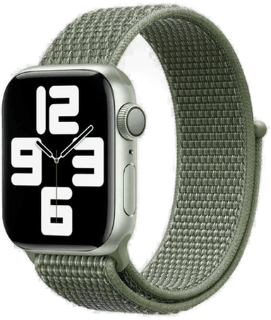 Lippa Apple Watch Nylonreim Mørk Grå 38/40/41