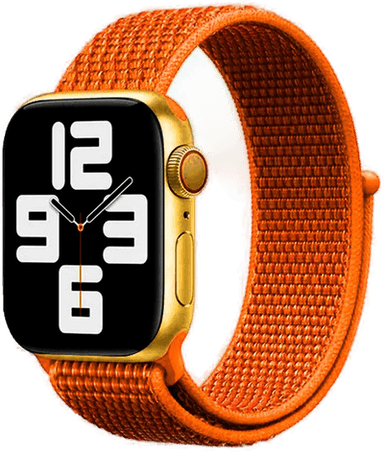 Lippa Nylonstropp Apple Watch - Papaya