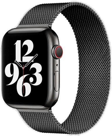 Lippa Apple Watch Magnetisk Reim - Svart