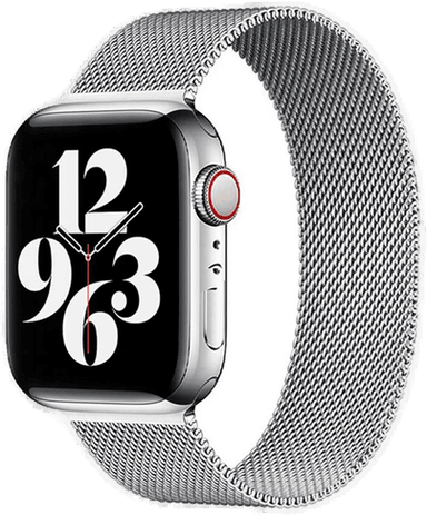 Lippa Apple Watch Magnetisk Reim Sølv