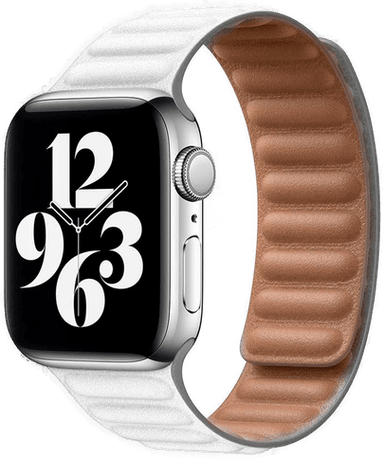 Lippa Apple Watch Magnetisk Skinnreim - Hvit