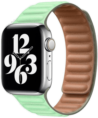 Lippa Magnetisk læderrem Apple Watch Turkis