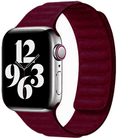 Lippa Finewoven Apple Watch-rem Bordeaux