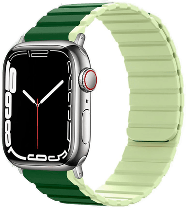 Lippa Magnetisk Silikonreim Apple Watch Grønn