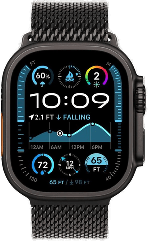 Lippa Rustfritt Stålstropp til Apple Watch – Svart