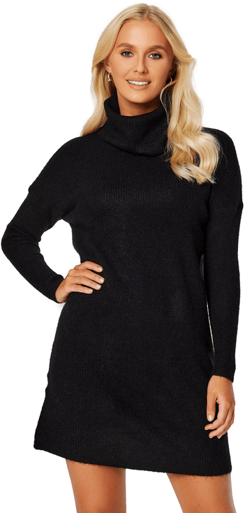 Only Jana L/S Cowlnck Dress