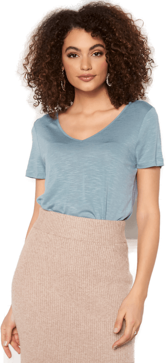 Vila Noel V-Neck T-Shirt