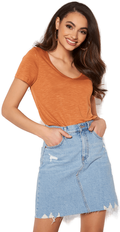 Vila Noel V-Neck T-Shirt