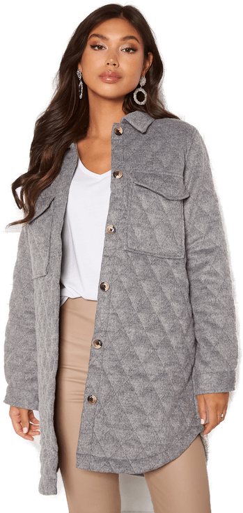 Object Collectors Item Vera Owen Long Quilt Jacket