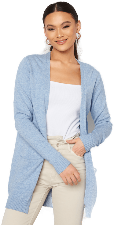 Vila Viril Open L/S Knit Cardigan