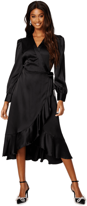 Object Collectors Item Objsateen Wrap Dress