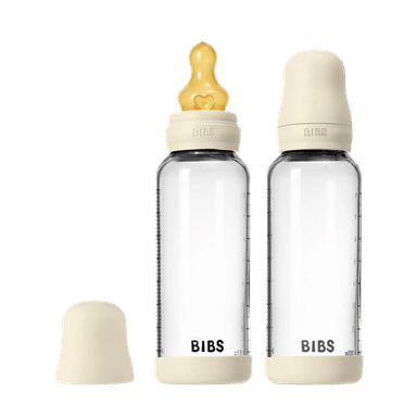 Bibs Glass Baby Bottle 240 ml 2 Pack