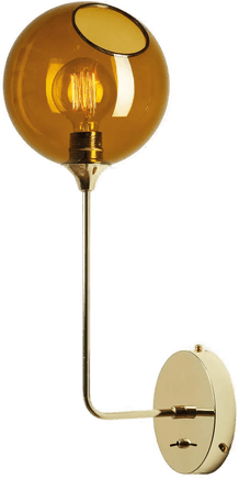 Ballroom Long vegglampe, ravgult - Design By Us