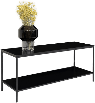 House Nordic Tv-benk Vita, svart