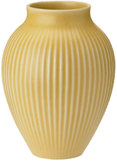 Knabstrup Vase 20 cm, gul