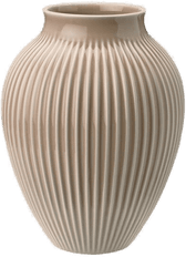 Knabstrup Ripple Vase 20 cm, lys rosa