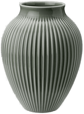 Knabstrup Ripple Vase 20 cm grønn