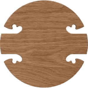 Warm Nordic Gourmet Wood Trivet Eik