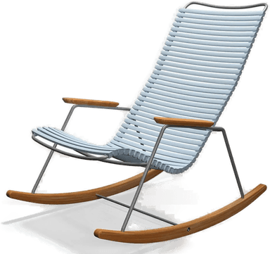 Houe Click gyngestol lyseblå