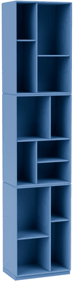 Montana Loom Slim Bookcase 154-Azure