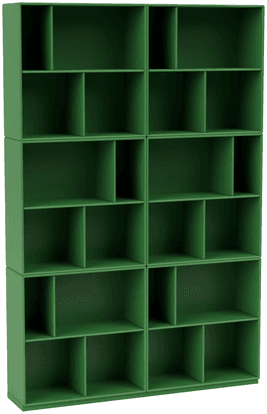 Montana Read Spacious Bookshelf 152 Parsley