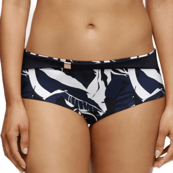 Femilet Honduras Midi Bikini Brief Blå/Hvit