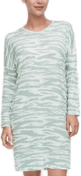 Femilet Yara Nightdress Grønn/Hvit