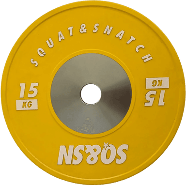 Sq&Sn Competition Bumper Plate 15 kg