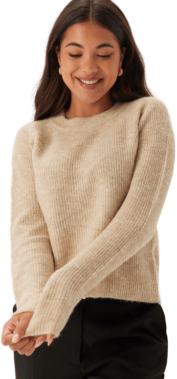 Pieces Ellen LS O-Neck Knit