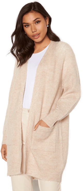 Selected Lulu LS Knit Cardigan
