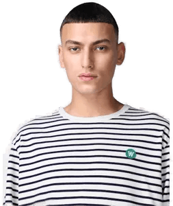 Wood Wood Longsleeve Mel Svart S