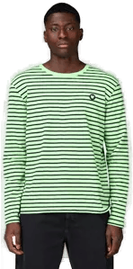 Wood Wood Longsleeve Mel Svart XL