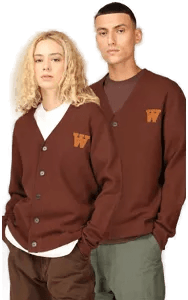 Wood Wood Leo ull cardigan Grå M