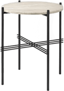 Gubi TS Outdoor sidebord travertin