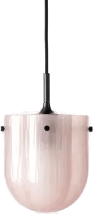 Gubi Seine pendellampe, antikk messing, korallrosa