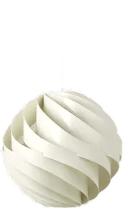 Gubi Turbo pendellampe, alabasthvit, Ø 62 cm