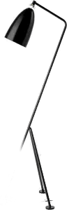Gubi Gräshoppa Gulvlampe Glossy Black