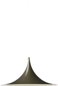 Gubi Semi-pendellampe, Ø 30 cm