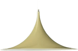 Gubi Semi pendellampe, Ø 47 cm, kremfarget