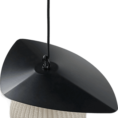 Gubi Satellite pendellampe, svart/kremhvit