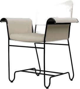 Gubi Tropique karmstol Black-Leslie 12