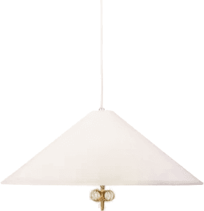 Gubi pendellampe 1967, messing, Ø 56 cm