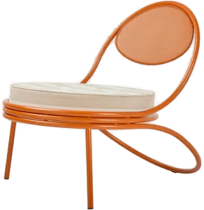 Gubi Copacabana Lounge Chair Leslie stripe