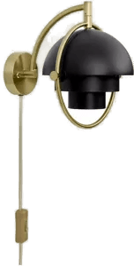 Gubi Multi-Lite vegglampe, svart