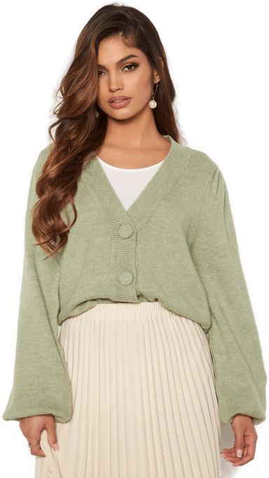 Pieces Dina LS Knit Cardigan